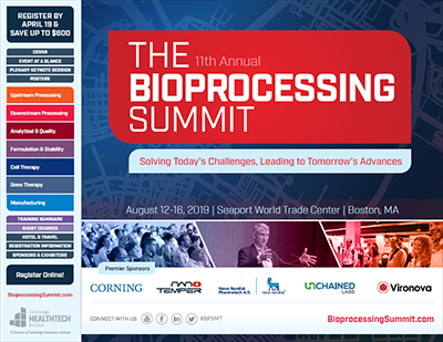 2019 Bioprocessing Summit Brochure