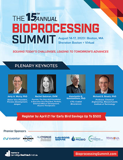2023 Bioprocessing Summit Brochure