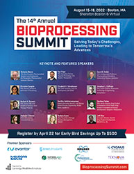2022 Bioprocessing Summit Brochure